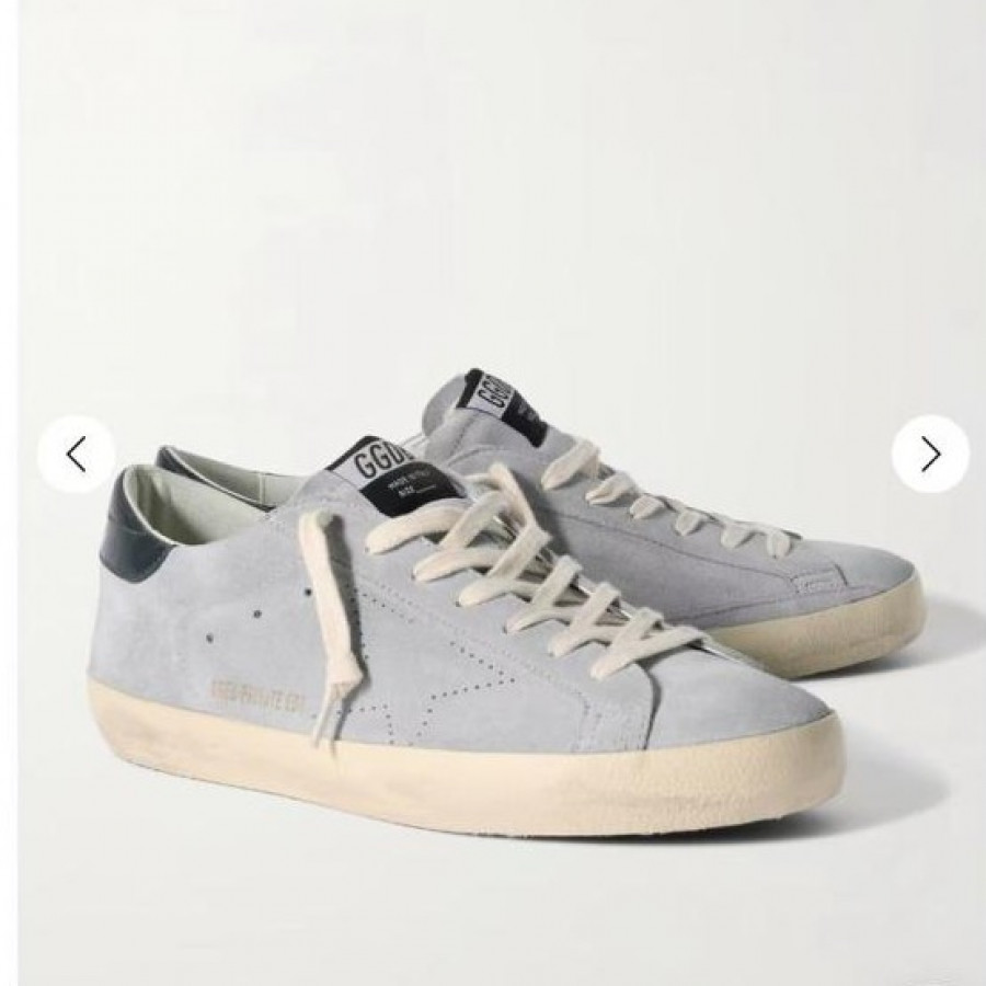 Golden Goose Super Star / Suede Blue Men / Замша серая муж