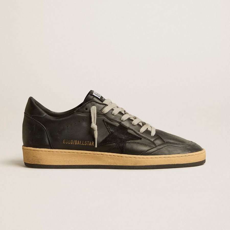 Golden Goose Ball Star / Черные / черная звезда муж