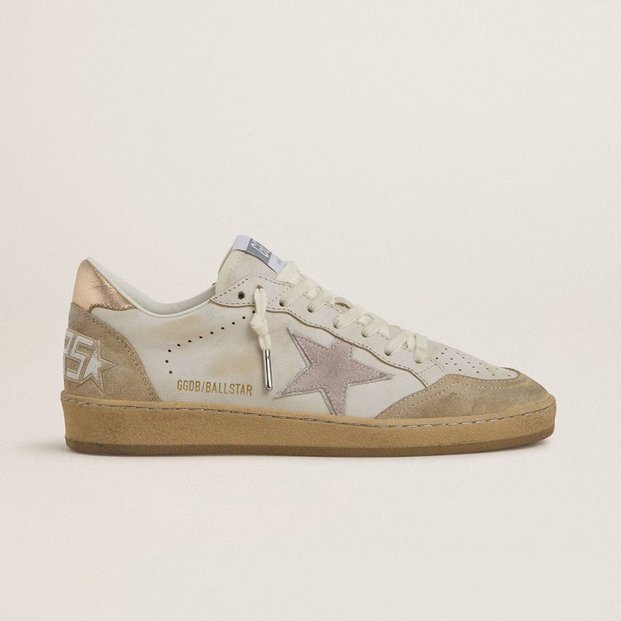 Golden Goose Ball Star / Rose gold hell tab / Розовое золото