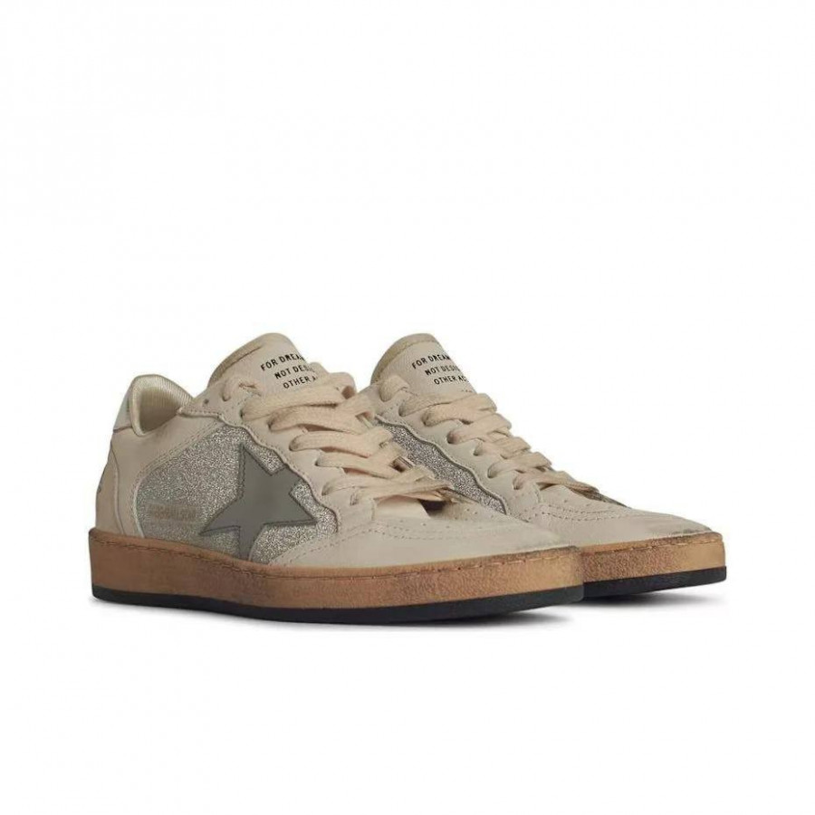 Golden Goose Ball Star / Глиттер / темно-серая звезда