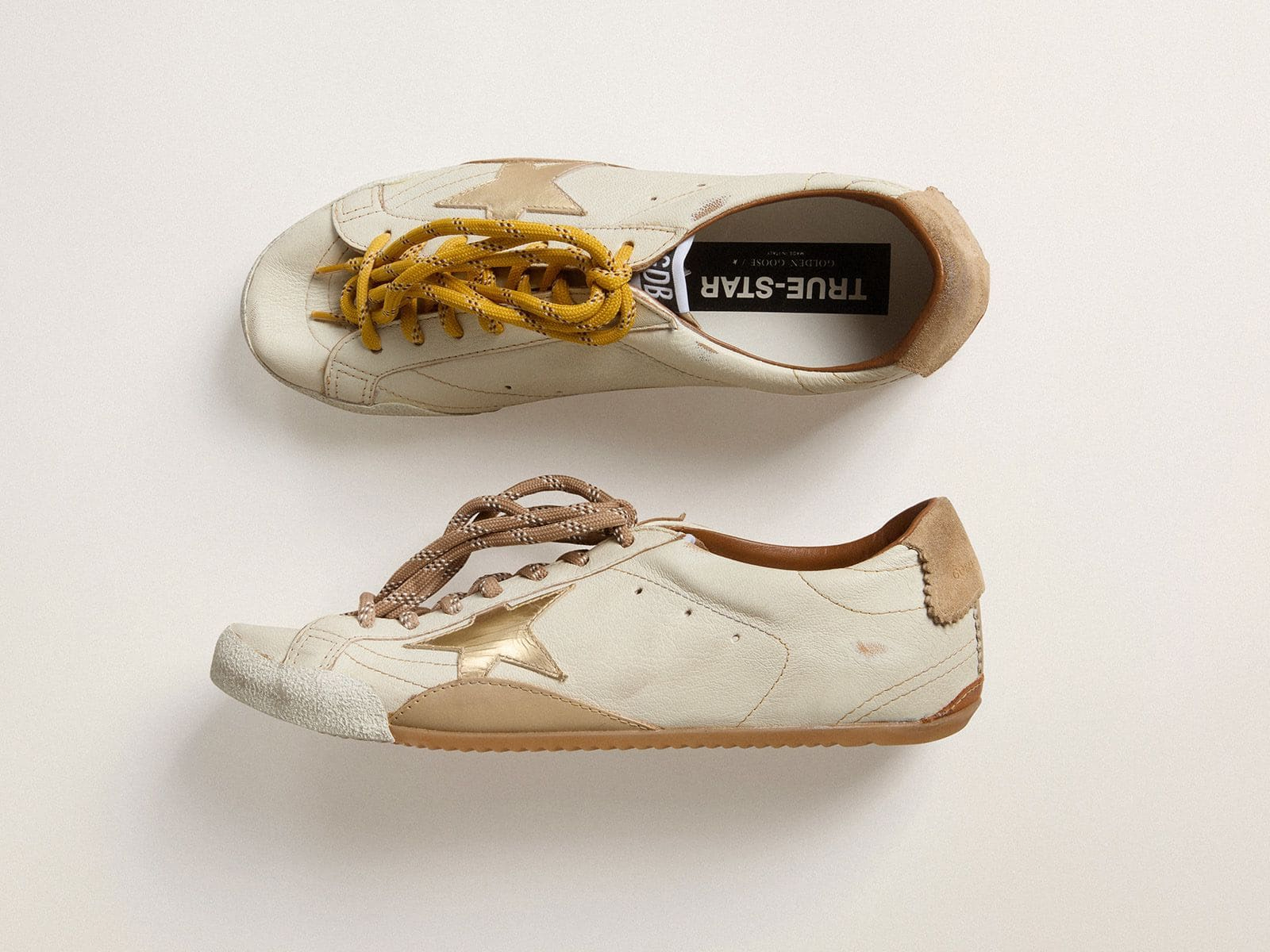 Golden Goose True Star / Бежевые